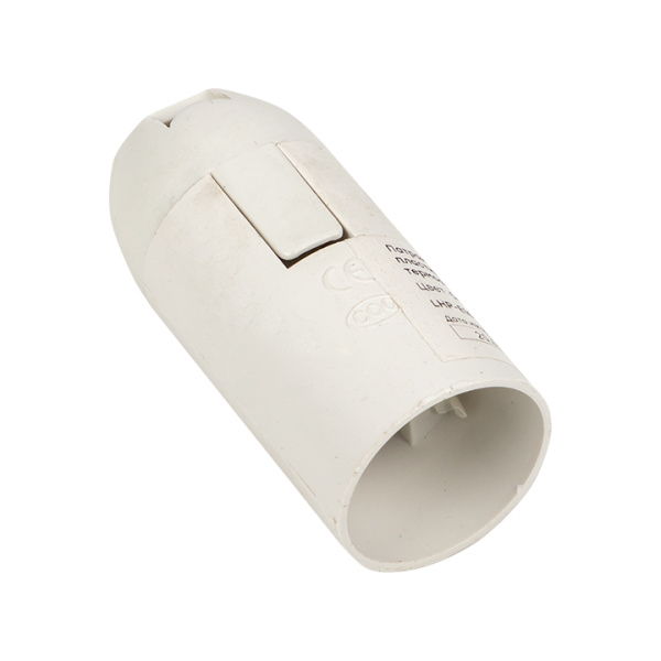 Патрон Е14 пластиковый подвесной термостойкий пластик бел, PROxima EKF