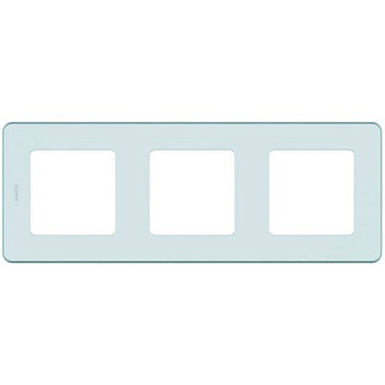 INSPIRIA Рамка горизонт/вертик 3 мест . мятный IP20 Legrand