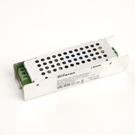 Блок питания для светодиодной ленты 36W 12V (драйвер), LB009 Feron