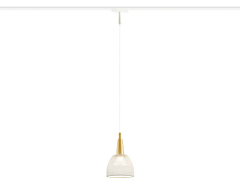 Светильник светодиодный трековый для шинопровода Magnetic Ultra Slim GV1652 WH/GD белый/золото IP20 9W 4200K 48V 24° D115*1500 Ambrella Light