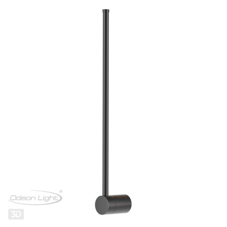 Настенный св-к IP20 LED 12W 525Лм 3000K FILLINI чёрный ODEON LIGHT