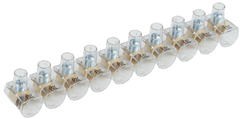 Зажим винтовой концевой изолированный КЗВИ 16мм2 (10x1) IEK