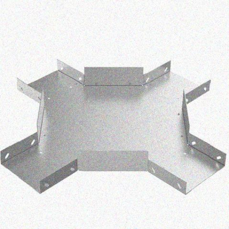 Лоток крестообразный замковый глухой КМЗГ 300х110 УХЛ1, горячее цинкование, S1,5