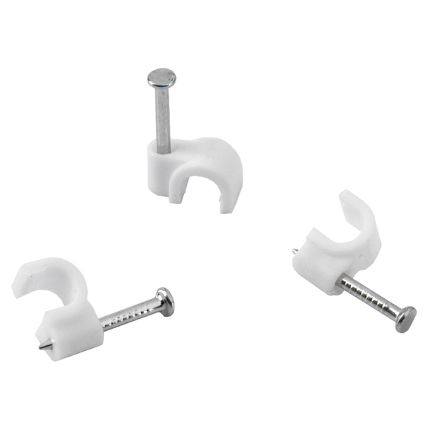 Скоба крепежная GBF-7-50-R, 7мм, круглая, 50 штук, 1/500 General