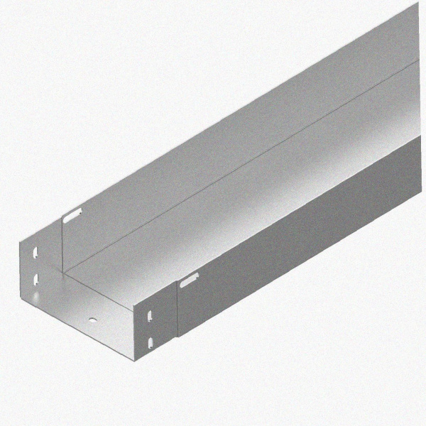 Лоток монтажный цельный глухой ЛМЦГ400х80х3000 УХЛ1, горячее цинкование, S1,5