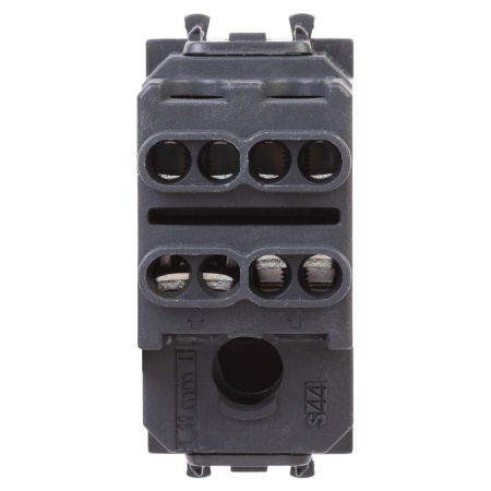 Перекрестный переключатель модульный, "Avanti", "Черный квадрат", 1 модуль DKC