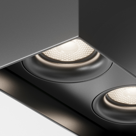 Потолочный светильник 2*GU10 50Вт Черный IP20 Ceiling & Wall C015CL-02B Technical Maytoni