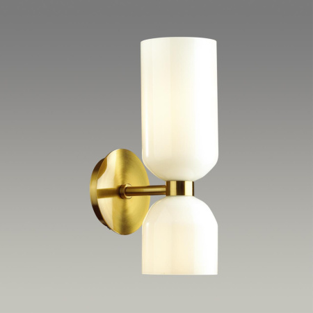 Бра с выкл.E14 2*60W ORINOCO бронзовый/белый ODEON LIGHT