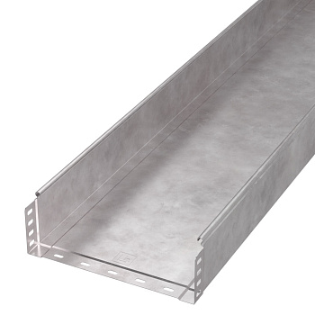 Лоток неперфорированный Стандарт HDZ 300х100х3000 (0,8 мм) (6 м/уп) Промрукав