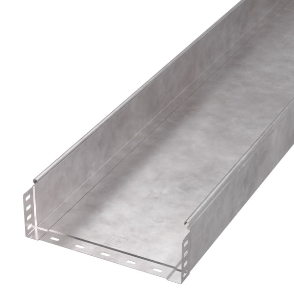 Лоток неперфорированный Стандарт HDZ 300х100х3000 (0,8 мм) (6 м/уп) Промрукав