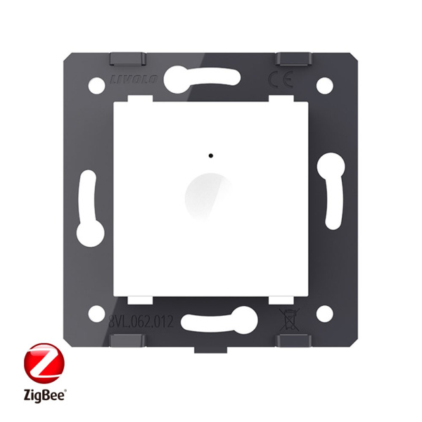 Одноклавишный сенсорный выключатель ZigBee Module, цвет белый (механизм) Livolo