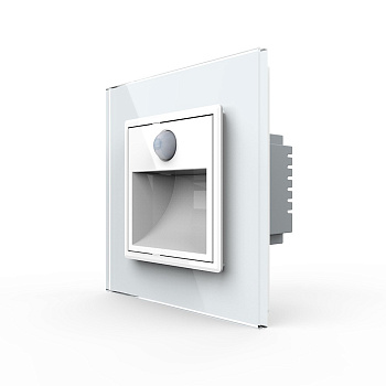 Подсветка лестницы, пола с датчиком движения Белая Livolo