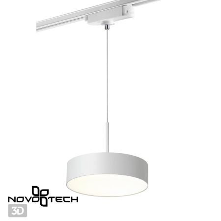Св-к трековый,провод 1.2м IP20 LED 30W 4000K 2600Лм 100-265V белый PROMETA NOVOTECH