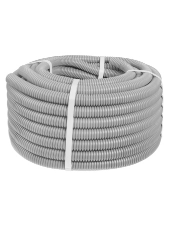 Труба гофрированная ПВХ d 25 с зондом (25 м) легкая TDM