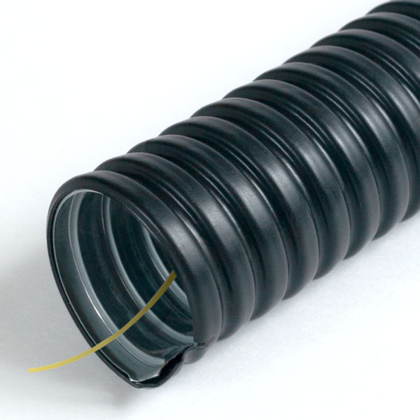 Металлорукав в ПВХ изоляции МРПИ-НГ-12 с/з (50м/уп) Строитель