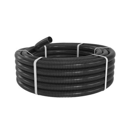 Труба ПА 6 гофр. DN10мм, ПВ-2, Dвн 9,7 мм, Dнар 13,0 мм, цвет чёрный DKC