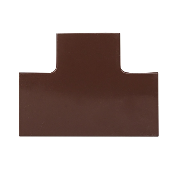 Угол T-образный (25х25) (4 шт) темное дерево EKF-Plast