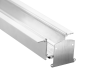 Donel встраиваемый алюминиевый профиль под шпаклевку, 40х76х3000. Цвет: Серебро,Серия:DN8ALE