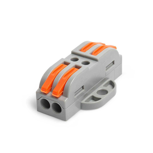 СМК проходная с монтажной площадкой сечение 0,08 - 4 мм² 2-проводная серая (25 шт/уп) Промрукав