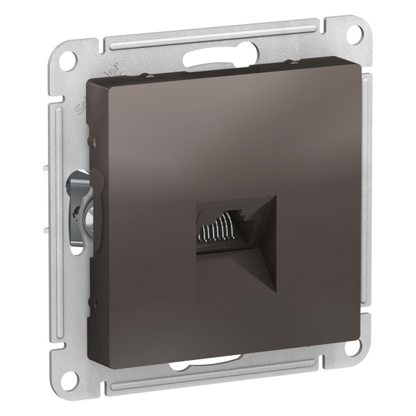 ATLASDESIGN Механизм розетки комп. СУ RJ45 . мокко IP20 Schneider Electric