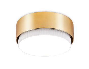 Накладной точечный светильник G102 GD золото GX53 D82*25 Ambrella Light