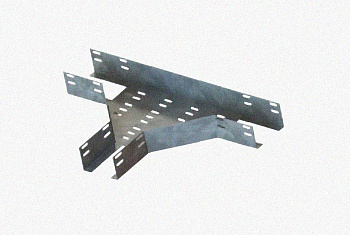 Лоток тройниковый перфорированный ОТ 100х80 УТ1,5, горячее цинкование, S2,0