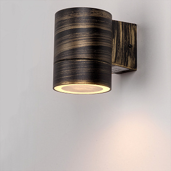 Фасадный светильник GWL-GX53-M-IP65 BLACK GOLD General