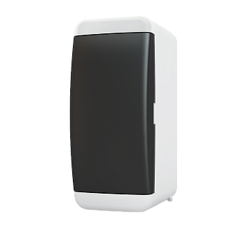 Бокс КМПн пластиковый навесной 2 модуля черная крышка IP41 UNB 40-02-2 Tekfor
