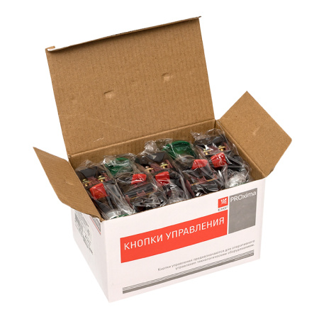 Кнопка AEA-22 зеленая NO+NC Грибок PROxima EKF