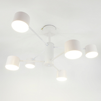 Люстра под лампу GCHL-6GX53-M Белая Стеллар General