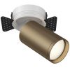 Встраиваемый светильник 1*GU10 10Вт Белый и Бронза матовая IP20 FOCUS S C058CL-1WBZ Technical