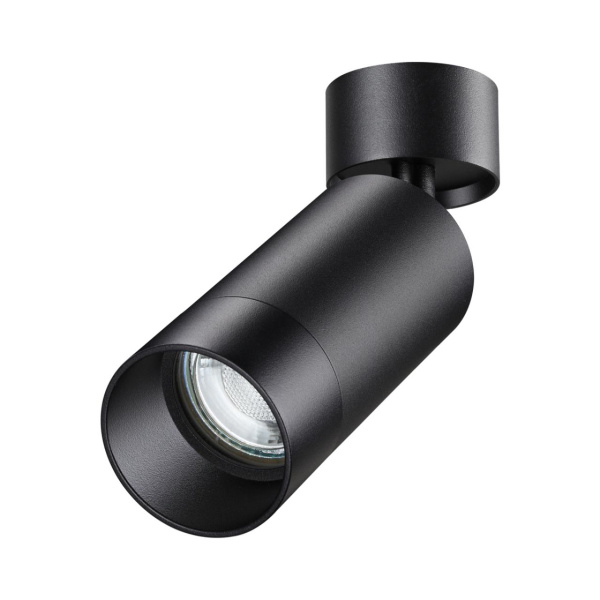 Св-к накл.IP20 GU10 9W 220V SLIM черный B NOVOTECH