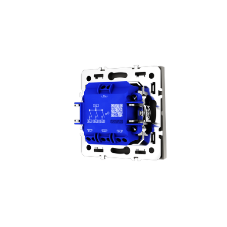 Выключатель встраиваемый Voltum S70 трехклавишный 10А, (кашемир)
