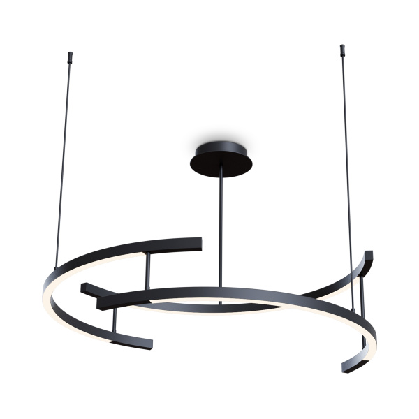 Подвесной светильник 3*LED 45Вт Черный IP20 Line MOD016PL-L52BK Maytoni