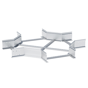 Ответвитель крестовой лестничный усиленный 150х500 мм (2 мм) HDZ EKF