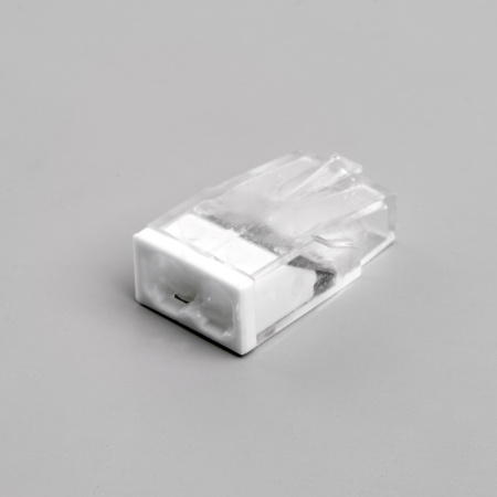 Клемма монтажная 2-проводная с пастой STEKKER для 1-жильного проводника, LD2273-242 (5 штук в упаковке)