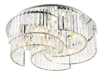 Потолочный светильник TR5205/6 CH/CL хром/прозрачный E27/6 max 40W D600*180 Ambrella Light