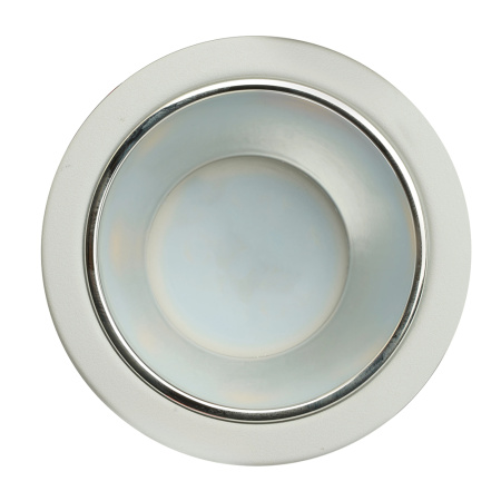 Светильник потолочный встраиваемый, MR16 G5.3, белый + хром DL3102 Feron