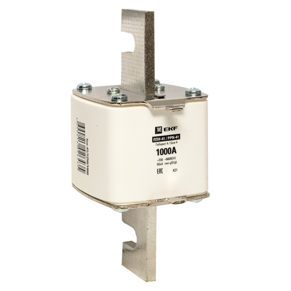 Плавкая вставка ППН-41 1250/1000А габарит 4 PROxima EKF