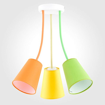 Потолочный светильник 3*E27 60Вт белый IP20 Wire (2106 Wire Colour) TK Lighting