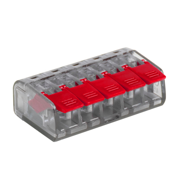 Клемма СМК 221-415 5 отверстий 0,2-4,0 мм2 блистер (5шт) PROxima EKF