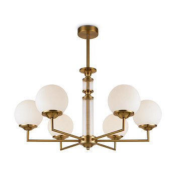 Люстра 6*E27 60Вт Латунь IP20 Bolas FR5185PL-06BS Freya