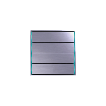 Donel Сенсорный кнопочный модуль KNX, 4 группы, кристально-фиолетовый. Серия устройств: DKNX