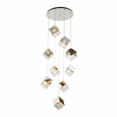 Светильник подвесной Хром/Прозрачный, Хром G9 9*5Вт SL1182.103.09 ST LUCE