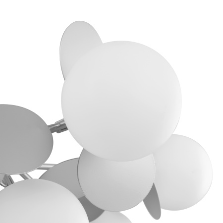 Люстра 10*E27 60Вт Серебро IP20 Satellite FR5165PL-10S Freya