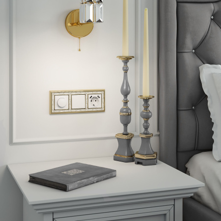 Встраиваемые механизмы Розетка СУ 1-м с 2 USB 5В/2,4А, 2х5В/1,2А, 16А Белый IP20 Werkel Встраиваемые механизмы Розетка СУ 1-м с 2 USB 5В/2,4А, 2х5В/1,2А, 16А Белый IP20 Werkel