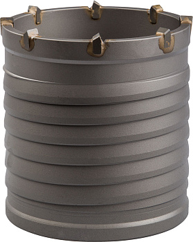 Коронка буровая, конусная посадка, без оснастки, d=83мм, L=100мм ЗУБР