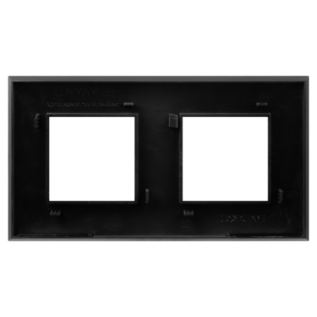 Рамка "Avanti", "Черный матовый", 2 поста (4 мод.) DKC