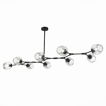 Светильник подвесной Черный/Дымчатый E27 9*40Вт SLE154843-09 EVOLUCE