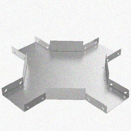 Лоток крестообразный замковый перфорированный КМЗ 200х50 УТ1,5, горячее цинкование, S1,5